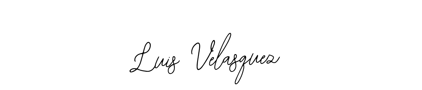 Make a beautiful signature design for name Luis Velasquez. Use this online signature maker to create a handwritten signature for free. Luis Velasquez signature style 12 images and pictures png