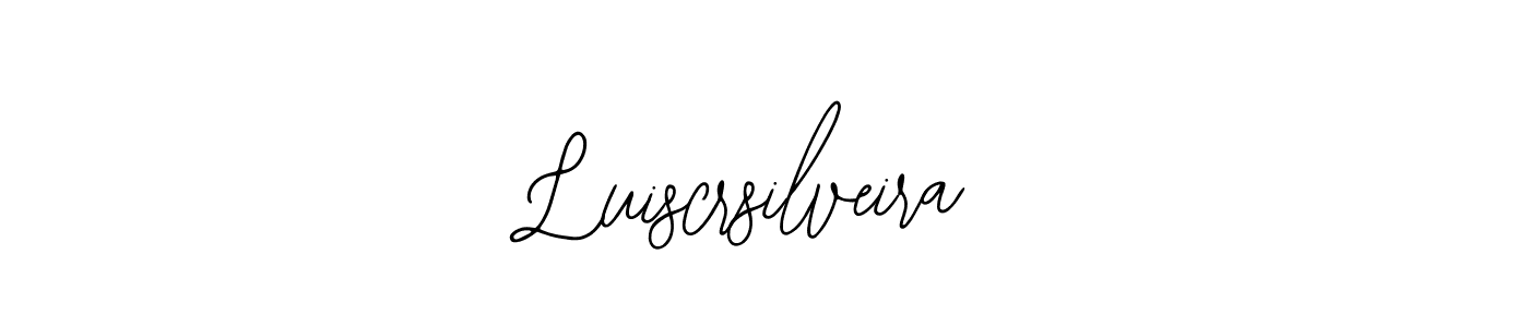 Make a beautiful signature design for name Luiscrsilveira. With this signature (Bearetta-2O07w) style, you can create a handwritten signature for free. Luiscrsilveira signature style 12 images and pictures png