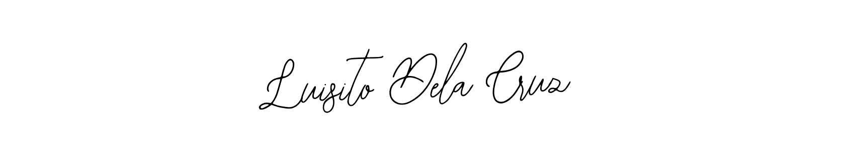 You should practise on your own different ways (Bearetta-2O07w) to write your name (Luisito Dela Cruz) in signature. don't let someone else do it for you. Luisito Dela Cruz signature style 12 images and pictures png