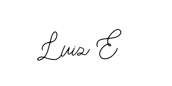 This is the best signature style for the Luiz E name. Also you like these signature font (Bearetta-2O07w). Mix name signature. Luiz E signature style 12 images and pictures png