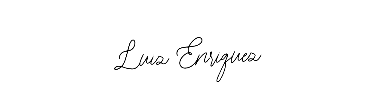 Use a signature maker to create a handwritten signature online. With this signature software, you can design (Bearetta-2O07w) your own signature for name Luiz Enriquez. Luiz Enriquez signature style 12 images and pictures png