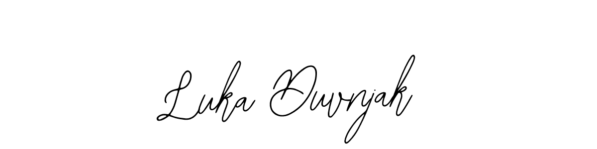 Similarly Bearetta-2O07w is the best handwritten signature design. Signature creator online .You can use it as an online autograph creator for name Luka Duvnjak. Luka Duvnjak signature style 12 images and pictures png