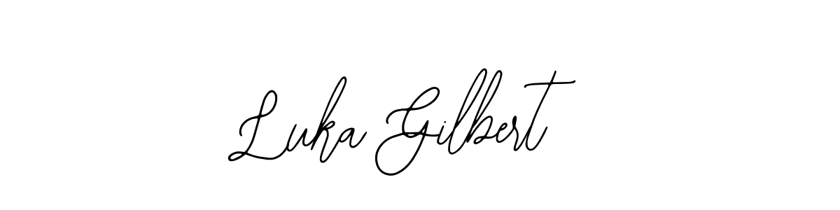 Use a signature maker to create a handwritten signature online. With this signature software, you can design (Bearetta-2O07w) your own signature for name Luka Gilbert. Luka Gilbert signature style 12 images and pictures png