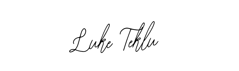 The best way (Bearetta-2O07w) to make a short signature is to pick only two or three words in your name. The name Luke Teklu include a total of six letters. For converting this name. Luke Teklu signature style 12 images and pictures png