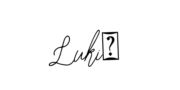 How to make Lukić signature? Bearetta-2O07w is a professional autograph style. Create handwritten signature for Lukić name. Lukić signature style 12 images and pictures png