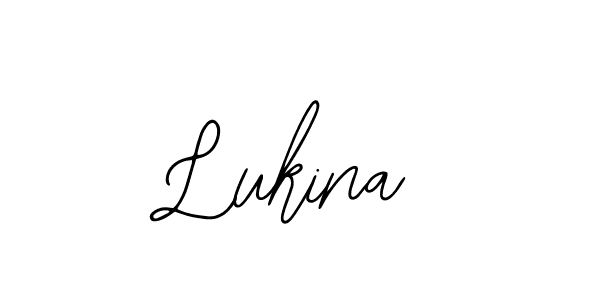 How to make Lukina signature? Bearetta-2O07w is a professional autograph style. Create handwritten signature for Lukina name. Lukina signature style 12 images and pictures png