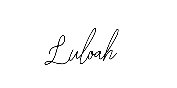 Similarly Bearetta-2O07w is the best handwritten signature design. Signature creator online .You can use it as an online autograph creator for name Luloah. Luloah signature style 12 images and pictures png