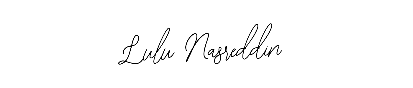 How to Draw Lulu Nasreddin signature style? Bearetta-2O07w is a latest design signature styles for name Lulu Nasreddin. Lulu Nasreddin signature style 12 images and pictures png