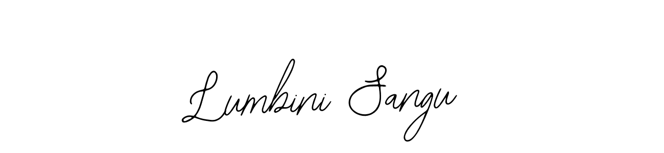 Make a beautiful signature design for name Lumbini Sangu. Use this online signature maker to create a handwritten signature for free. Lumbini Sangu signature style 12 images and pictures png