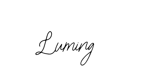 Make a beautiful signature design for name Luming. With this signature (Bearetta-2O07w) style, you can create a handwritten signature for free. Luming signature style 12 images and pictures png