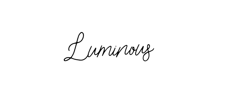 Luminous stylish signature style. Best Handwritten Sign (Bearetta-2O07w) for my name. Handwritten Signature Collection Ideas for my name Luminous. Luminous signature style 12 images and pictures png