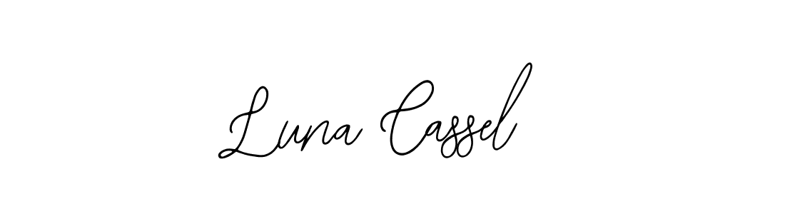 Also we have Luna Cassel name is the best signature style. Create professional handwritten signature collection using Bearetta-2O07w autograph style. Luna Cassel signature style 12 images and pictures png