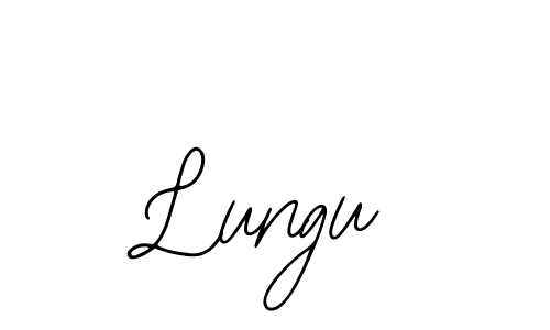 if you are searching for the best signature style for your name Lungu. so please give up your signature search. here we have designed multiple signature styles  using Bearetta-2O07w. Lungu signature style 12 images and pictures png