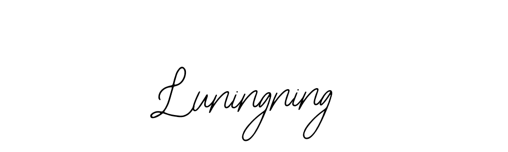 Also we have Luningning name is the best signature style. Create professional handwritten signature collection using Bearetta-2O07w autograph style. Luningning signature style 12 images and pictures png