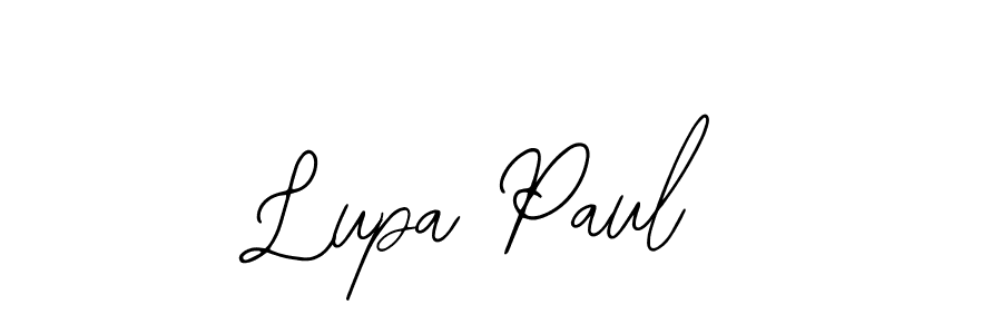 The best way (Bearetta-2O07w) to make a short signature is to pick only two or three words in your name. The name Lupa Paul include a total of six letters. For converting this name. Lupa Paul signature style 12 images and pictures png