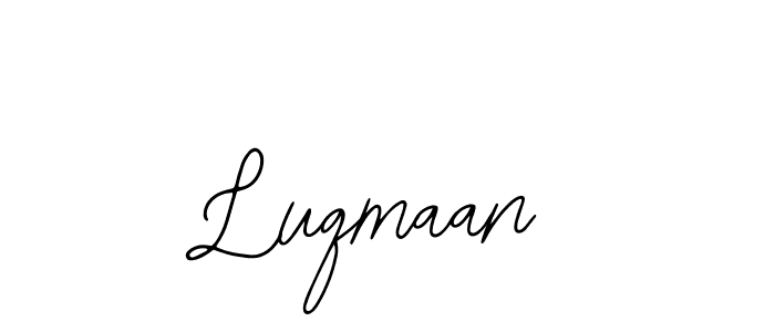 Use a signature maker to create a handwritten signature online. With this signature software, you can design (Bearetta-2O07w) your own signature for name Luqmaan. Luqmaan signature style 12 images and pictures png