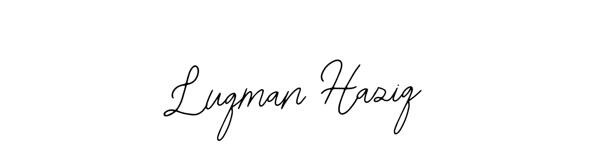 Once you've used our free online signature maker to create your best signature Bearetta-2O07w style, it's time to enjoy all of the benefits that Luqman Haziq name signing documents. Luqman Haziq signature style 12 images and pictures png