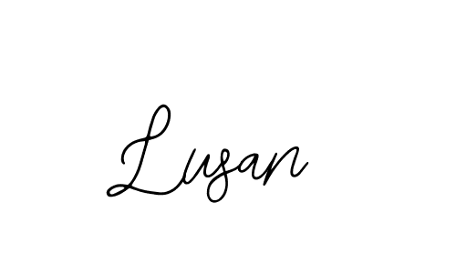 It looks lik you need a new signature style for name Lusan. Design unique handwritten (Bearetta-2O07w) signature with our free signature maker in just a few clicks. Lusan signature style 12 images and pictures png
