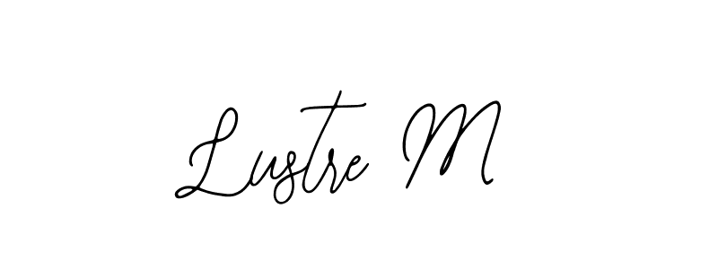 Design your own signature with our free online signature maker. With this signature software, you can create a handwritten (Bearetta-2O07w) signature for name Lustre M. Lustre M signature style 12 images and pictures png