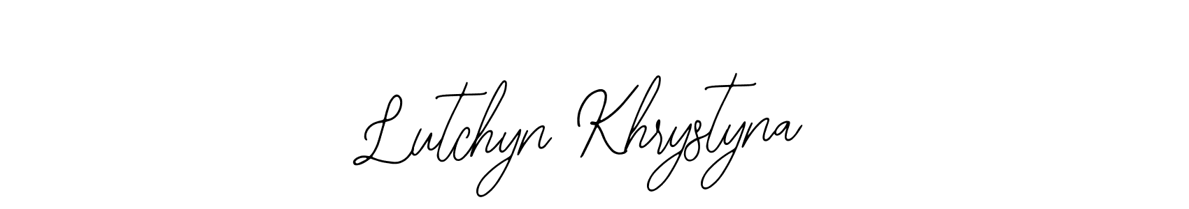 Also we have Lutchyn Khrystyna name is the best signature style. Create professional handwritten signature collection using Bearetta-2O07w autograph style. Lutchyn Khrystyna signature style 12 images and pictures png