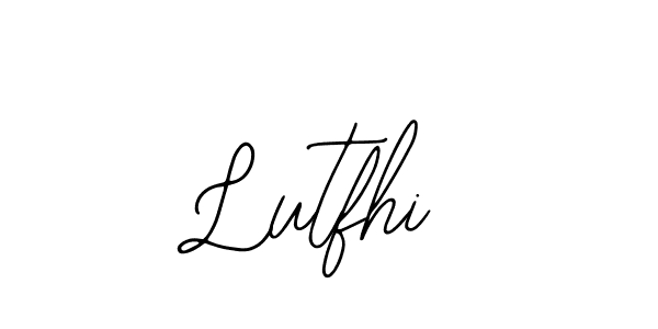 Bearetta-2O07w is a professional signature style that is perfect for those who want to add a touch of class to their signature. It is also a great choice for those who want to make their signature more unique. Get Lutfhi name to fancy signature for free. Lutfhi signature style 12 images and pictures png