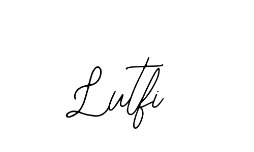 The best way (Bearetta-2O07w) to make a short signature is to pick only two or three words in your name. The name Lutfi include a total of six letters. For converting this name. Lutfi signature style 12 images and pictures png