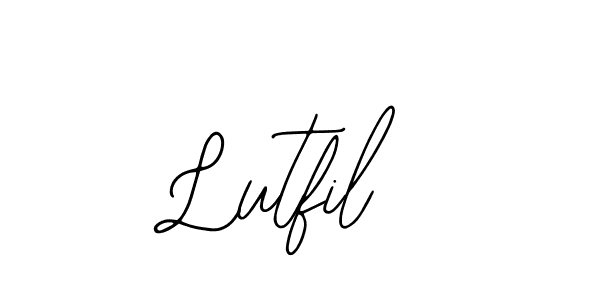 How to make Lutfil signature? Bearetta-2O07w is a professional autograph style. Create handwritten signature for Lutfil name. Lutfil signature style 12 images and pictures png