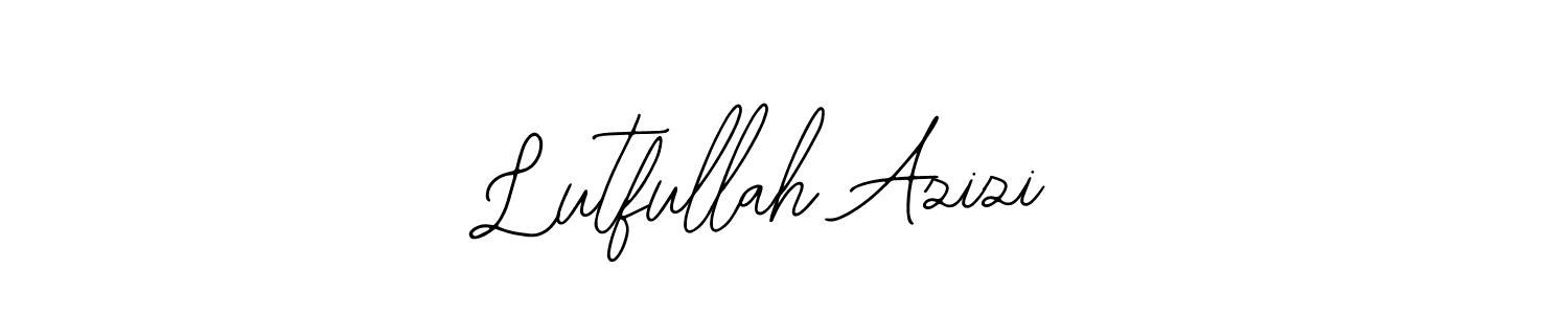 Use a signature maker to create a handwritten signature online. With this signature software, you can design (Bearetta-2O07w) your own signature for name Lutfullah Azizi. Lutfullah Azizi signature style 12 images and pictures png