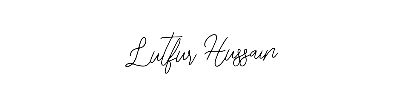 Similarly Bearetta-2O07w is the best handwritten signature design. Signature creator online .You can use it as an online autograph creator for name Lutfur Hussain. Lutfur Hussain signature style 12 images and pictures png