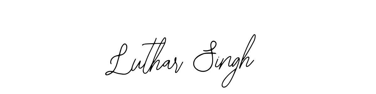 How to make Luthar Singh signature? Bearetta-2O07w is a professional autograph style. Create handwritten signature for Luthar Singh name. Luthar Singh signature style 12 images and pictures png