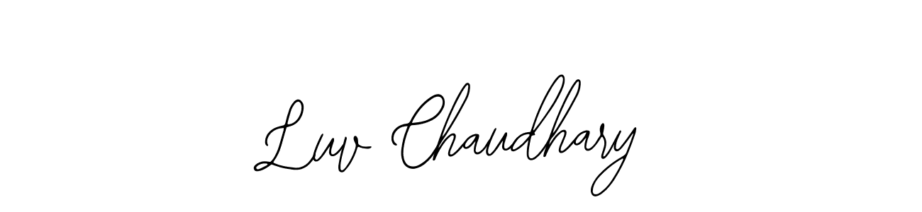 How to make Luv Chaudhary signature? Bearetta-2O07w is a professional autograph style. Create handwritten signature for Luv Chaudhary name. Luv Chaudhary signature style 12 images and pictures png