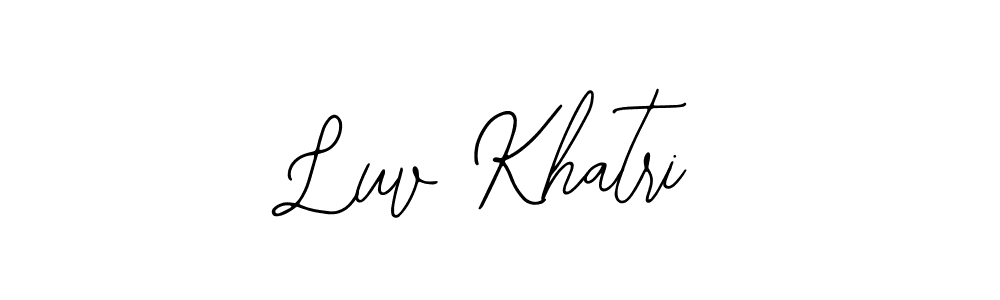Make a beautiful signature design for name Luv Khatri. Use this online signature maker to create a handwritten signature for free. Luv Khatri signature style 12 images and pictures png