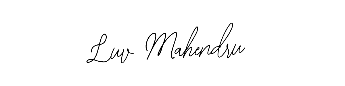 if you are searching for the best signature style for your name Luv Mahendru. so please give up your signature search. here we have designed multiple signature styles  using Bearetta-2O07w. Luv Mahendru signature style 12 images and pictures png