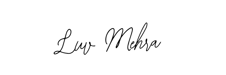 Create a beautiful signature design for name Luv Mehra. With this signature (Bearetta-2O07w) fonts, you can make a handwritten signature for free. Luv Mehra signature style 12 images and pictures png