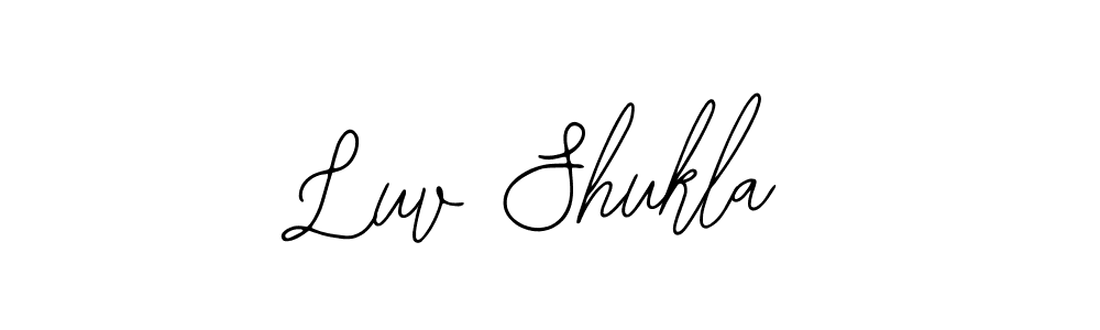 Create a beautiful signature design for name Luv Shukla. With this signature (Bearetta-2O07w) fonts, you can make a handwritten signature for free. Luv Shukla signature style 12 images and pictures png