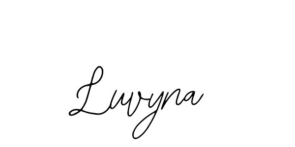 Luvyna stylish signature style. Best Handwritten Sign (Bearetta-2O07w) for my name. Handwritten Signature Collection Ideas for my name Luvyna. Luvyna signature style 12 images and pictures png