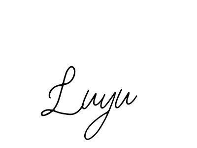 The best way (Bearetta-2O07w) to make a short signature is to pick only two or three words in your name. The name Luyu include a total of six letters. For converting this name. Luyu signature style 12 images and pictures png