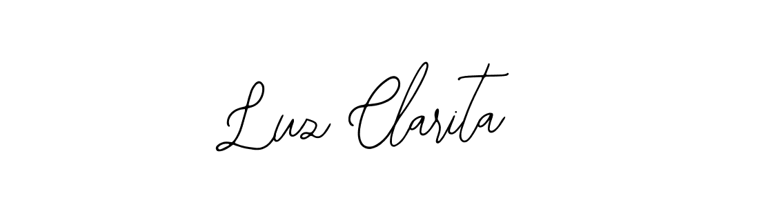 How to make Luz Clarita signature? Bearetta-2O07w is a professional autograph style. Create handwritten signature for Luz Clarita name. Luz Clarita signature style 12 images and pictures png