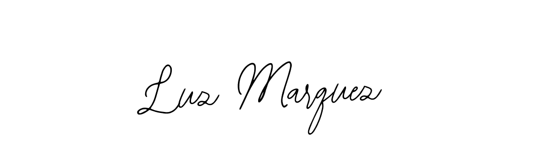 You should practise on your own different ways (Bearetta-2O07w) to write your name (Luz Marquez) in signature. don't let someone else do it for you. Luz Marquez signature style 12 images and pictures png