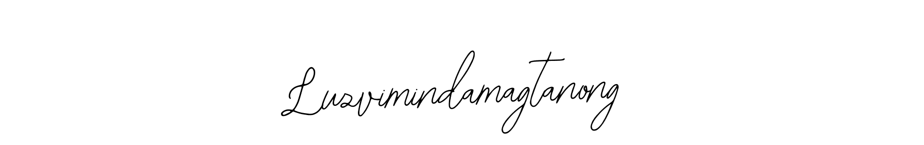 You should practise on your own different ways (Bearetta-2O07w) to write your name (Luzvimindamagtanong) in signature. don't let someone else do it for you. Luzvimindamagtanong signature style 12 images and pictures png