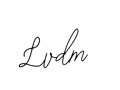 You should practise on your own different ways (Bearetta-2O07w) to write your name (Lvdm) in signature. don't let someone else do it for you. Lvdm signature style 12 images and pictures png