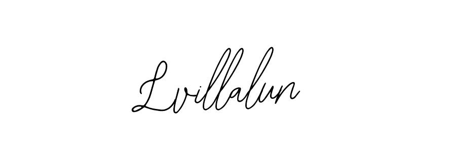 You should practise on your own different ways (Bearetta-2O07w) to write your name (Lvillalun) in signature. don't let someone else do it for you. Lvillalun signature style 12 images and pictures png
