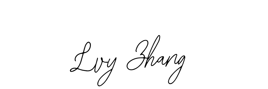 Also we have Lvy Zhang name is the best signature style. Create professional handwritten signature collection using Bearetta-2O07w autograph style. Lvy Zhang signature style 12 images and pictures png