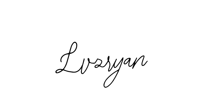 if you are searching for the best signature style for your name Lvzryan. so please give up your signature search. here we have designed multiple signature styles  using Bearetta-2O07w. Lvzryan signature style 12 images and pictures png
