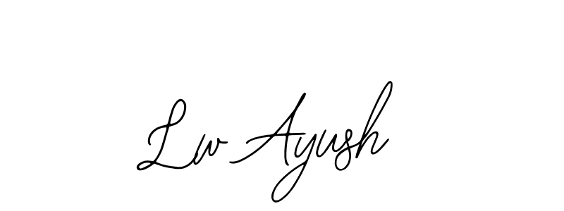 Design your own signature with our free online signature maker. With this signature software, you can create a handwritten (Bearetta-2O07w) signature for name Lw Ayush. Lw Ayush signature style 12 images and pictures png