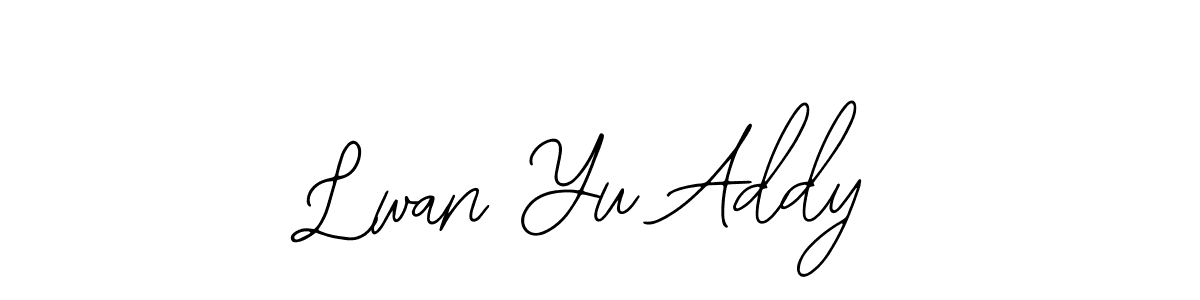 How to Draw Lwan Yu Addy signature style? Bearetta-2O07w is a latest design signature styles for name Lwan Yu Addy. Lwan Yu Addy signature style 12 images and pictures png