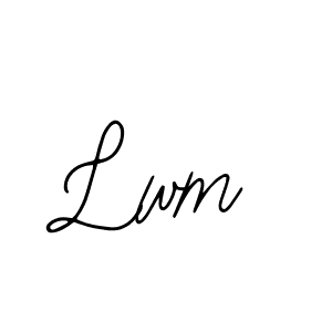 Lwm stylish signature style. Best Handwritten Sign (Bearetta-2O07w) for my name. Handwritten Signature Collection Ideas for my name Lwm. Lwm signature style 12 images and pictures png