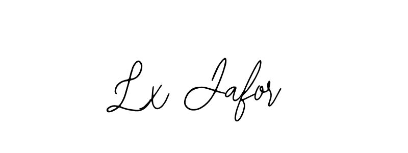 How to make Lx Jafor name signature. Use Bearetta-2O07w style for creating short signs online. This is the latest handwritten sign. Lx Jafor signature style 12 images and pictures png