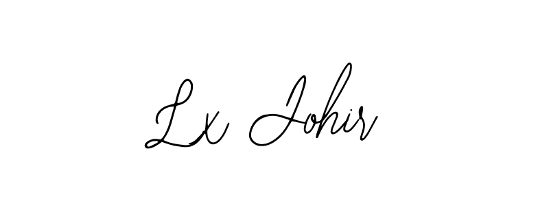 Similarly Bearetta-2O07w is the best handwritten signature design. Signature creator online .You can use it as an online autograph creator for name Lx Johir. Lx Johir signature style 12 images and pictures png