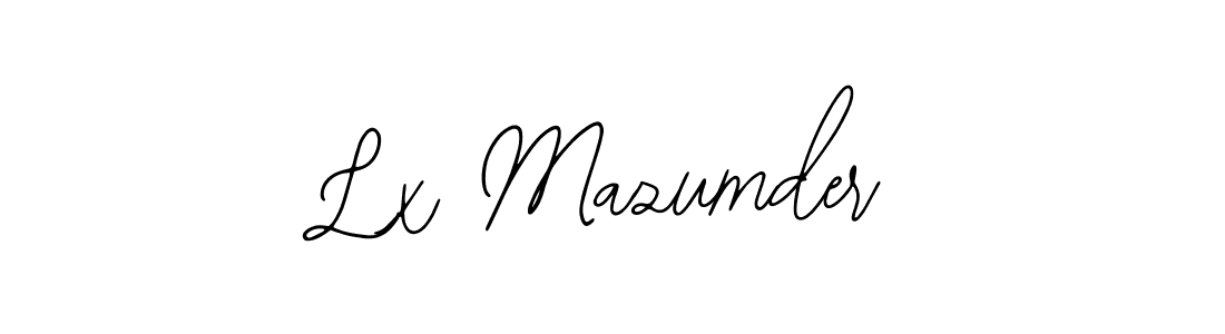 Also You can easily find your signature by using the search form. We will create Lx Mazumder name handwritten signature images for you free of cost using Bearetta-2O07w sign style. Lx Mazumder signature style 12 images and pictures png